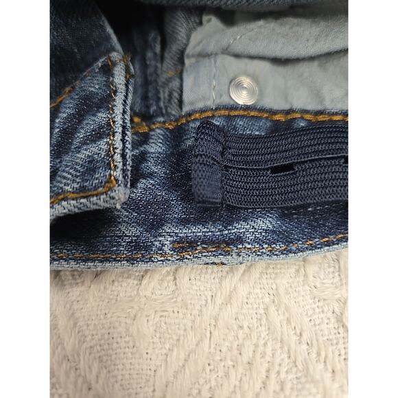 UPROAR JEANS Juniors Sz 16 = 26/28 Embroidered Pockets READ - Picture 11 of 12